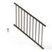 Fortress Building Products Inspire Railing 32.5-in H Aluminum Stair Panel w/ Brackets Metal | 32.5 H x 48 W x 2 D in | Wayfair 58232485