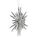 Northlight Seasonal 6" Silver Glitter Double Snowflake Christmas Ornament Plastic | 5.75 H x 0.5 W x 5.5 D in | Wayfair NORTHLIGHT TR88604