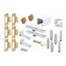 Prime-Line Bi-Fold Closet Track Kit in White | 72 H x 2.5 W x 1.63 D in | Wayfair 164689-1