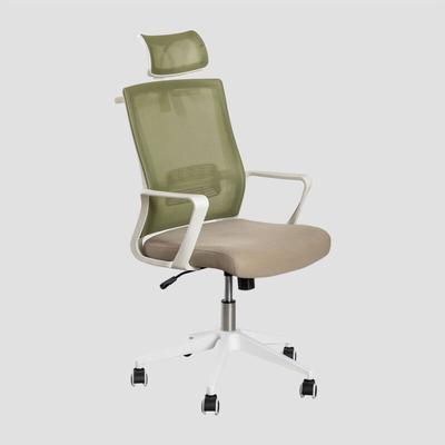 Sklum - Bürostuhl mit rollen und armlehnen Teill Colors Helles Militärgrün - Beige Leinen Image