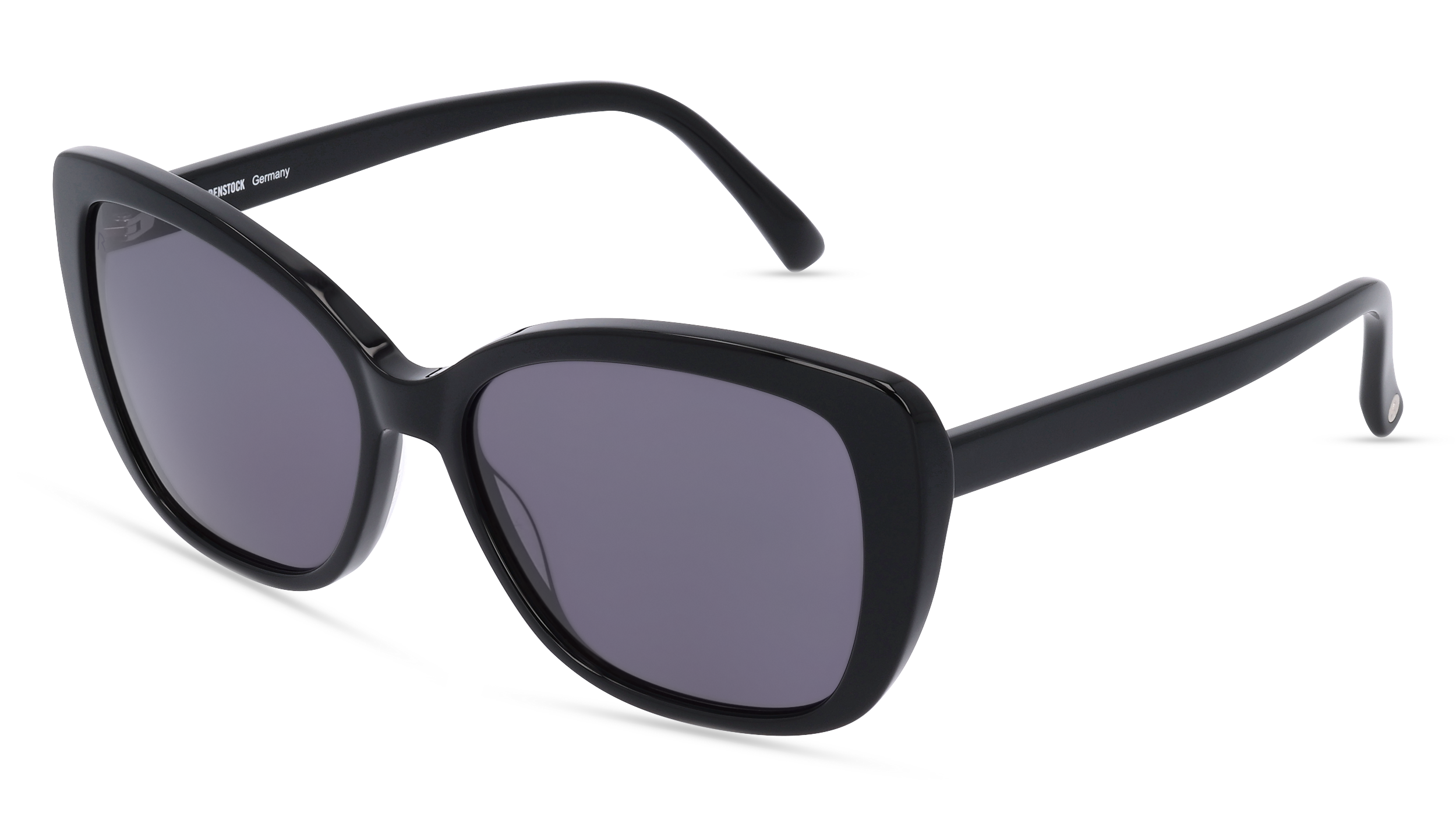 Rodenstock 3323 Damen-Sonnenbrille Vollrand Butterfly Kunststoff-Gestell, Schwarz