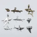 Breloques de requin pour bijoux pendentif de poisson exécutif vie marine breloques d'animaux
