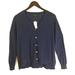 J. Crew Sweaters | J. Crew Blue Cotton Vneck Lightweight Summertime Button Down Cardigan Sweater M | Color: Blue | Size: M