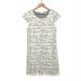 Anthropologie Dresses | Anthropologie The Addison Story Short Sleeve Lace Cecil Sheath Dress S | Color: Gray/White | Size: S