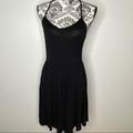 American Eagle Outfitters Dresses | Black Summer Strappy Dress Mini Dress | Color: Black | Size: M