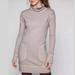 Athleta Tops | Athleta Eco Wash Turtleneck Tunic Dress | Color: Gray/Tan | Size: M