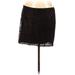 Express Casual Mini Skirt Mini: Black Solid Bottoms - Women's Size Medium