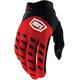 100% Hydromatic WP Youth Bicycle Gloves, black-red, Size S