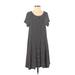 Old Navy Casual Dress - Midi: Black Stripes Dresses - Women's Size Small