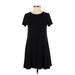 Old Navy Casual Dress - A-Line: Black Print Dresses - Women's Size Small Petite