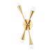 Corbett Lighting Aries Wall Sconce by Martyn Lawrence Bullard Metal in White/Yellow | 20.5 H x 9.5 W x 3.25 D in | Wayfair 401-04-VPB/BBR