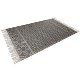 Gray 144 x 108 x 0.5 in Indoor Area Rug - Rug Factory Plus Noor Natural Bohemian/Hand Knotted/Handmade/Looped/Hooked Wool Area Rugs | Wayfair