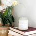 Scented Designs Candle Co. Sea Salt & Orchid Scented Jar Candle Soy in White | 3.5 H x 3 W x 3 D in | Wayfair 7J-SEA