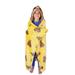 Indigo Safari Staton Fleece Throw Microfiber/Fleece/Microfiber/Fleece in Yellow | 57 H x 40 W in | Wayfair 32159A001764494B98D29FCE9B417714