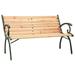 Canora Grey Elishua Garden Outdoor Bench Wood in Brown | 30.3 H x 48.4 W x 21.3 D in | Wayfair 1401D4E5AC9649B7A4B299BA057BB184