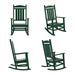 Lark Manor™ Alcino Outdoor Rocking Plastic Chair in Green | 41.7 H x 25.2 W x 33.9 D in | Wayfair 174897121B9341CC982904F82EE24970