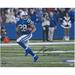 Jonathan Taylor Indianapolis Colts Autographed 16'' x 20'' Blue Horizontal Photograph with ''2021 RUSHING CHAMPION'' Inscription