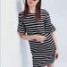 J. Crew Dresses | J. Crew Ruffled Bell Sleeve Shift Striped Dress | Color: Black | Size: Various