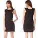 Madewell Dresses | Madewell | Black Sundream Fringe Shift Dress Nwt | Color: Black | Size: 6