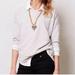 Anthropologie Tops | Anthropologie By Lilka Textured Pullover Sweater | Color: Gray/Red | Size: S