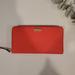 Kate Spade Bags | Kate Spade Orange Red Wallet Nwt | Color: Red | Size: Os