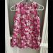 Lilly Pulitzer Dresses | Lilly Pulitzer Classic Shift Dress Girls Size 8 | Color: Pink/White | Size: 8g
