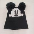 Disney Accessories | Disney Mickey Mouse Knit Hat. Beanie Hat Toboggan Hat. Toddler | Color: Black/White | Size: Osbb