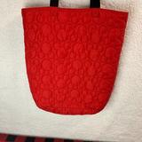 Disney Bags | Disney Uniqlo Mickey Mouse Quilted Red Tote Bag | Color: Red | Size: Os