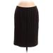 Nine West Casual Skirt: Black Stripes Bottoms - Women's Size 8