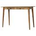 Corrigan Studio® Despena Solid Wood Desk Wood in Brown | 47.24 W x 18.11 D in | Wayfair E7B8FA6CBD264F1BB82322199E952C91