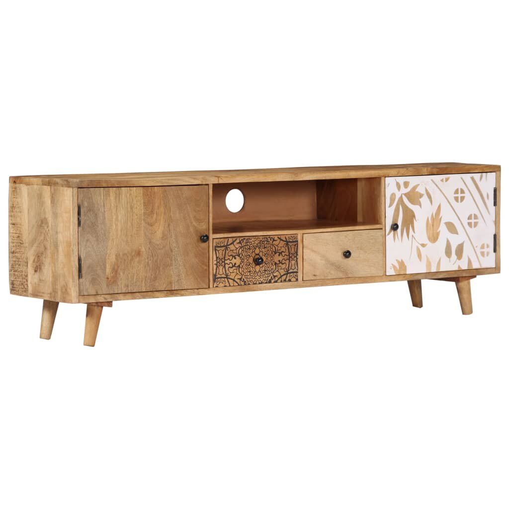vidaXL TV-Schrank 140x30x40 cm Massivholz Mango Image