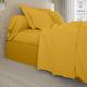 Drap plat Coton Jaune 270x310 cm - DODO