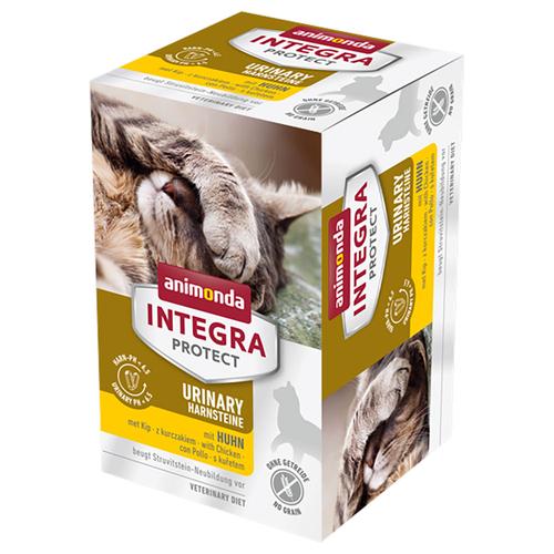 6x100g Chicken Struvite Stones Urinary Integra Protect Animonda Wet Cat Food