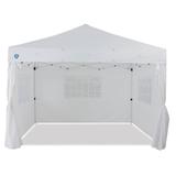 Z Shade Venture 12 x 10 Foot Lawn Garden Event Outdoor Pop Up Canopy Tent, White - 69.8