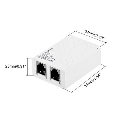 In-Line DSL Splitter Filter, 6P2C Phone Line Splitter for Telephone