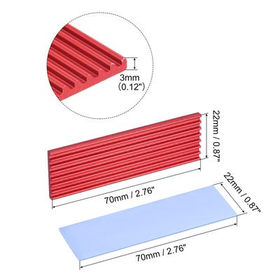 Aluminum Heatsink with Tools and Pre-Cut Thermal Pad