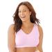 Plus Size Women's Wireless Seamless Bra by Secret Solutions in Pink (Size 3X)