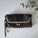 Jessica Simpson Bags | Jessica Simpson Foldable Clutch, Vintage Wallet Style | Color: Black/Gold | Size: Os