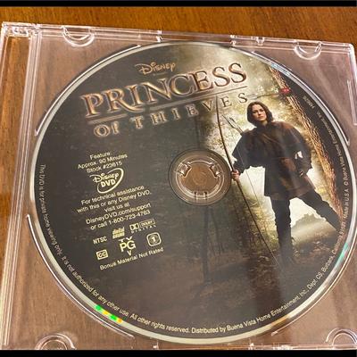 Disney Media | Excellent Used Condition, Dvd Princess Of Thieves, No Original Case. | Color: Black | Size: Dvd