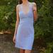 Brandy Melville Dresses | Brandy Melville Amara Mini Dress | Color: Blue/White | Size: Xs