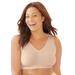 Plus Size Women's Wireless Seamless Bra by Secret Solutions in Nude (Size L)