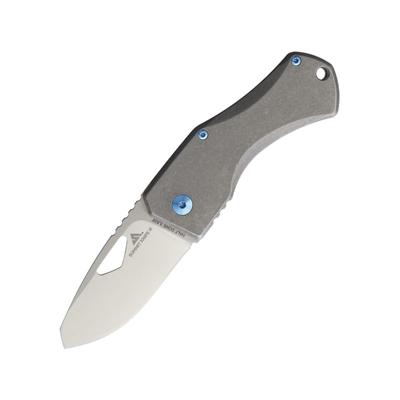 Summit Knife Company Half Dome Framelock Folding Knife 2.5" satin finish Bohler M390 stainless blade Tumbled finish titanium handle SUM03 HALF DOME