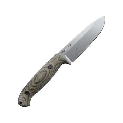 Bradford Knives Guardian 5.5 3D Camo Knife 5" stonewash finish Bohler N690 stainless blade Camo micarta handle 5.5S-109-N690