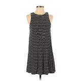 Forever 21 Casual Dress - A-Line Crew Neck Sleeveless: Black Print Dresses - Women's Size X-Small