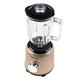 Salter EK4383GOLD Olympus Glass Jug Blender - Milkshake and Smoothie Maker, 1.5 L Capacity, Healthy Soup Maker, 2 Speed Settings with Pulse Function, Detachable Blade for Easy Cleaning, Gold, 800W