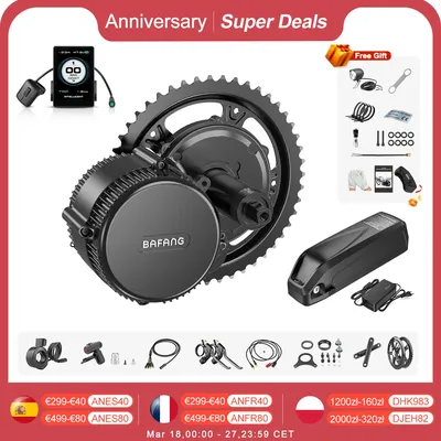 Bafang-kit de motorisation de vélo électrique 36V 250W modèle BBS01B BBS01 moteur à entraînement