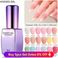 KODIES – vernis à ongles Transparent GEL UV Semi-Permanent rose glacé hybride pour l'été