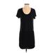 Left Coast by Dolan Casual Dress - Shift: Black Solid Dresses - Women's Size X-Small Petite