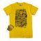 Clipper - T-shirt magic in cotone art of soul gialla girocollo taglia s unisex