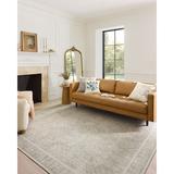 White 18 x 18 x 0.19 in Area Rug - Rifle Paper Co. x Loloi Maison MAO-02 Bough Natural Rug Polyester | 18 H x 18 W x 0.19 D in | Wayfair